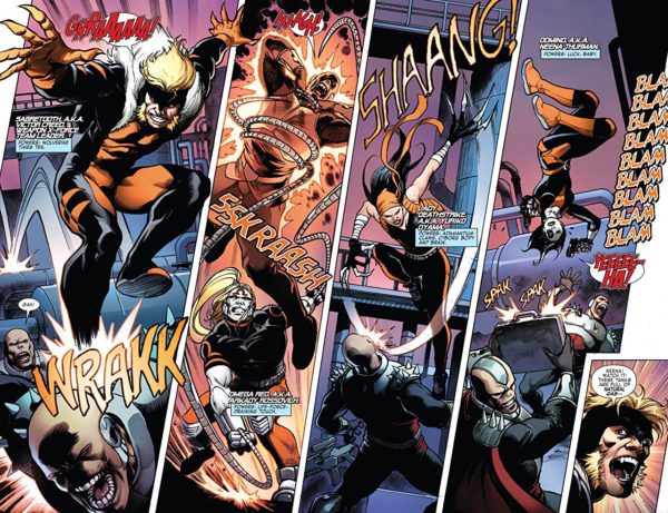 Weapon X #22 art by Yildiray Cinar and Frank D'Armata
