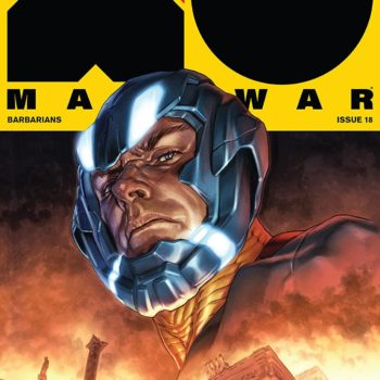 X-O Manowar #18 cover by Lewis Larosa and Diego Rodriguez