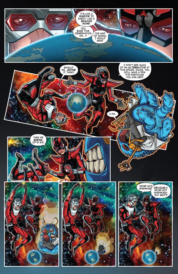 Ant-Man and the Wasp #5 art by Javier Garron and Israel Silva