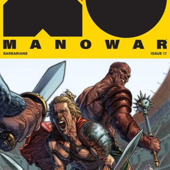 X-O Manowar #17 cover by Lewis Larosa and Diego Rodriguez
