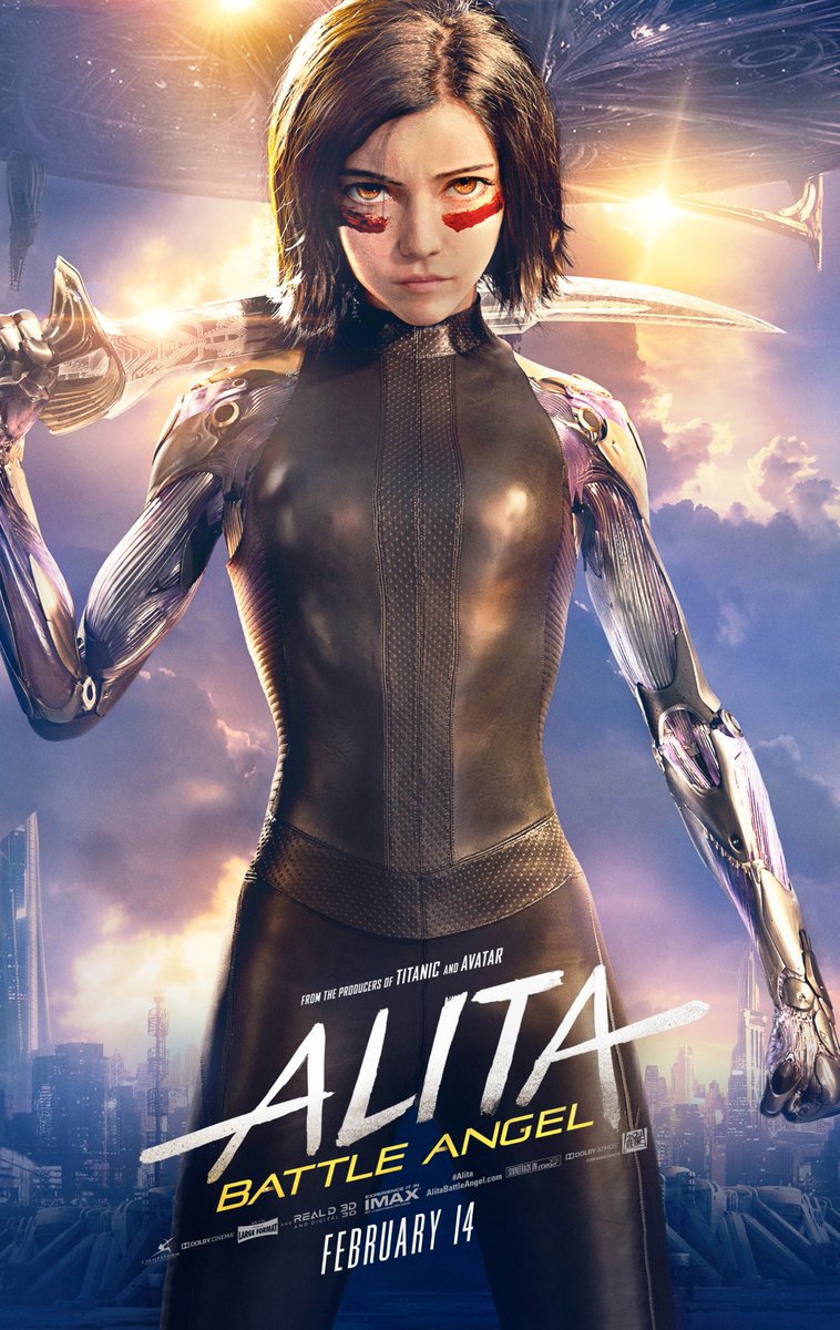 Battle Angel Movie 2019 Robert Rodriguez Poster 24x36 32x48 P-325 Art Alita