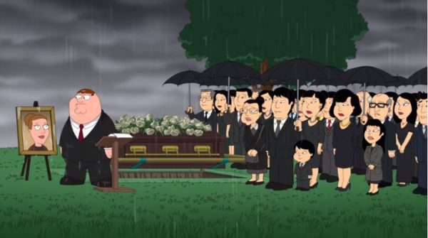 family guy carrie fisher