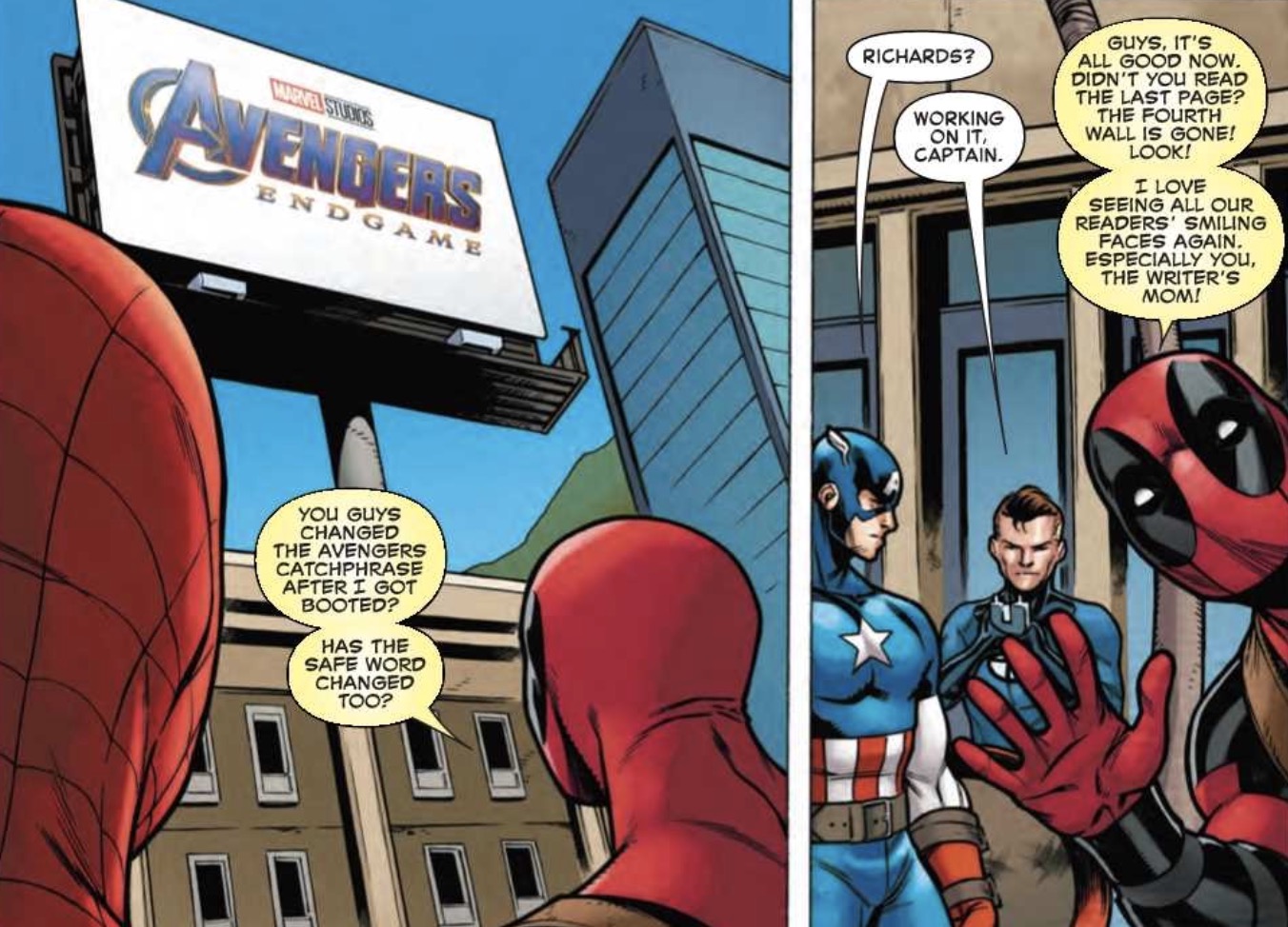 Old Man Spiderman And Deadpool Buying Frye Campus Boot Old Man Spiderman And Deadpool Buying Frye Campus Boot