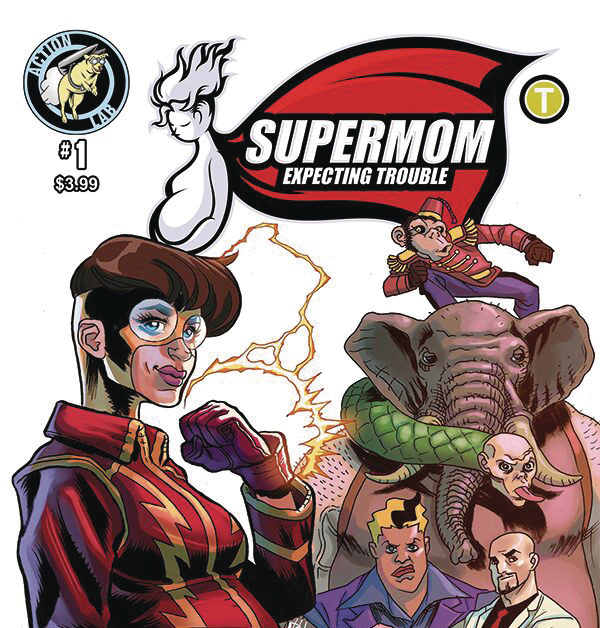 When a Pregnant Superhero Has to Fight the Baby’s Father… “Supermom Expecting Trouble” Launches in Action Lab December 2019 Solicitations