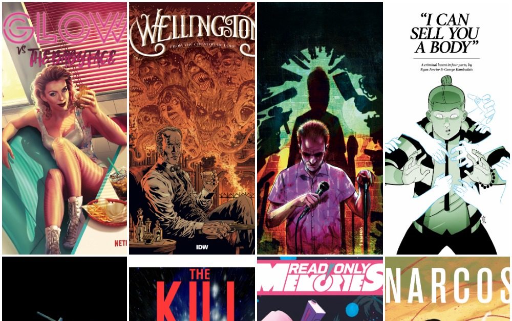 IDW’s December 2019 Solicits Launch Wellington, Dying Is Easy, I Can Sell You A Body, Kill Lock, Narcos, Read Only Memories