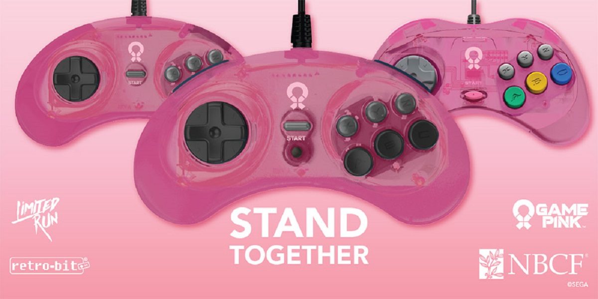 Sega and RetroBit Gaming Unite For Pink Controllers For A Cause