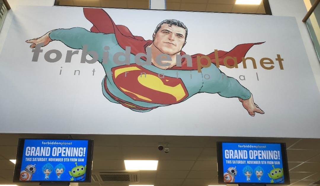Frank Quitely Designs Fill New Forbidden Planet Comics Store, Opening in Glasgow Tomorrow - Bleeding Cool News