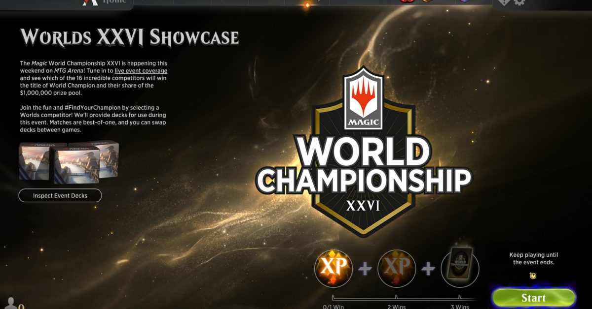 Worlds XXVI Event to Hit “Magic: The Gathering: Arena”